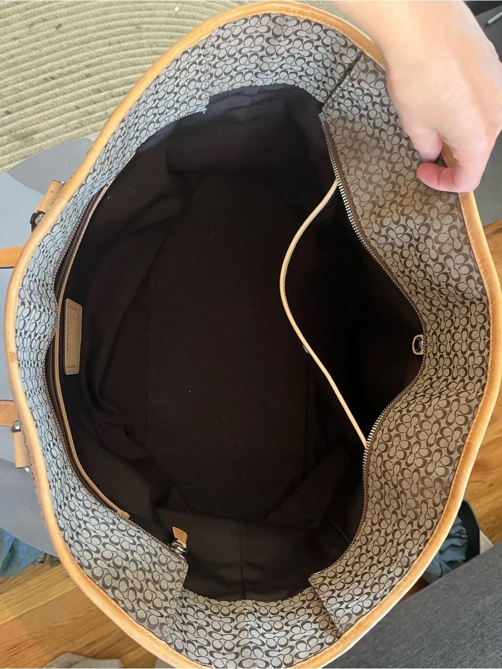 Authentic Coach vintage y2k xl tote